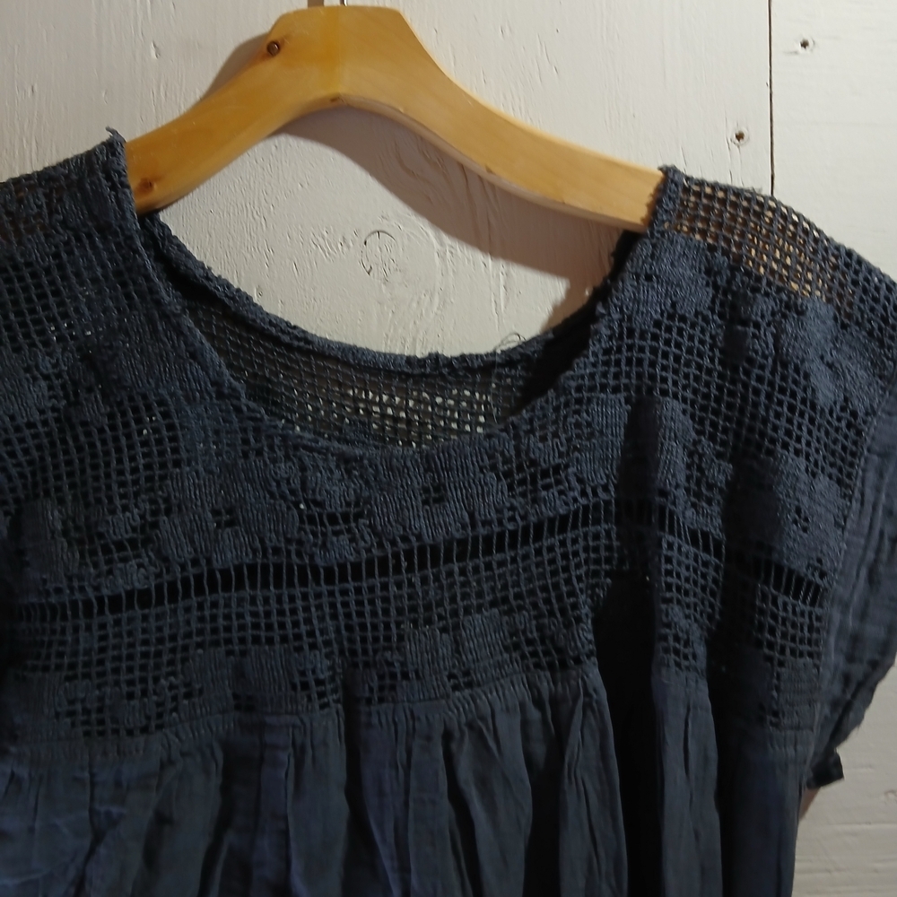 Women's Blue Top ( Bag U ) - Picture 2 of 3